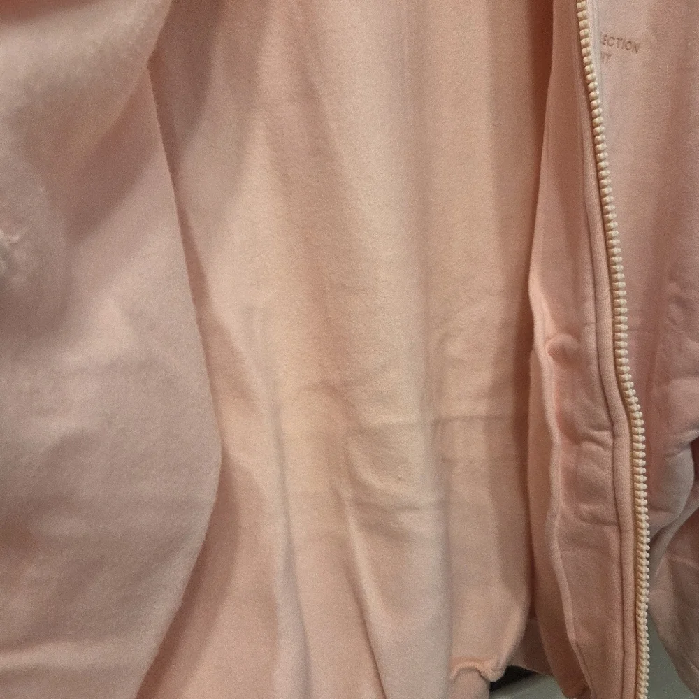 Comfrt Oversized Relaxed Full-Zip Hooded Sweatshirt- In BUBBLEGUM!! UNISEX!! - Picture 10 of 11